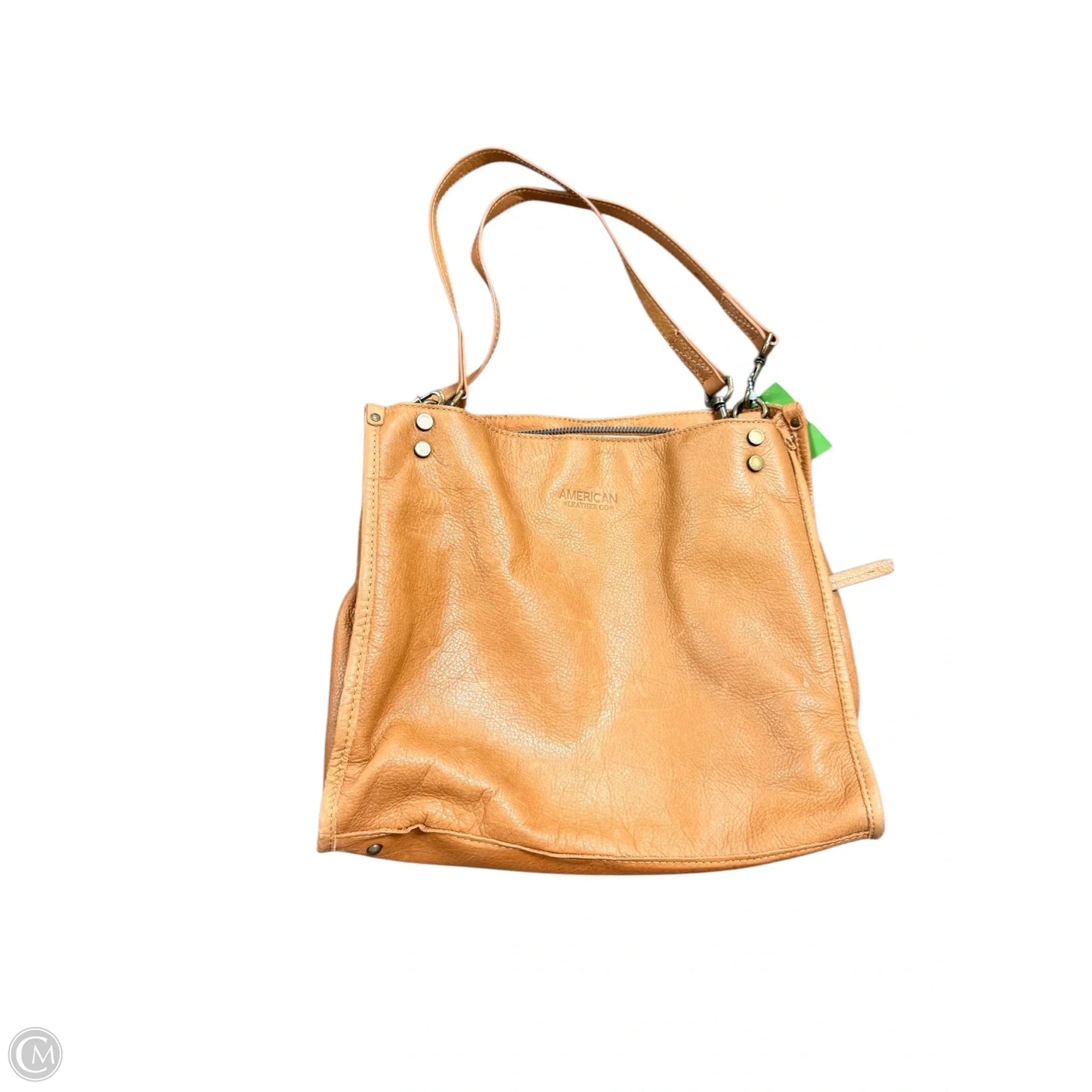 Handbag Leather By Cmc, Size: Medium