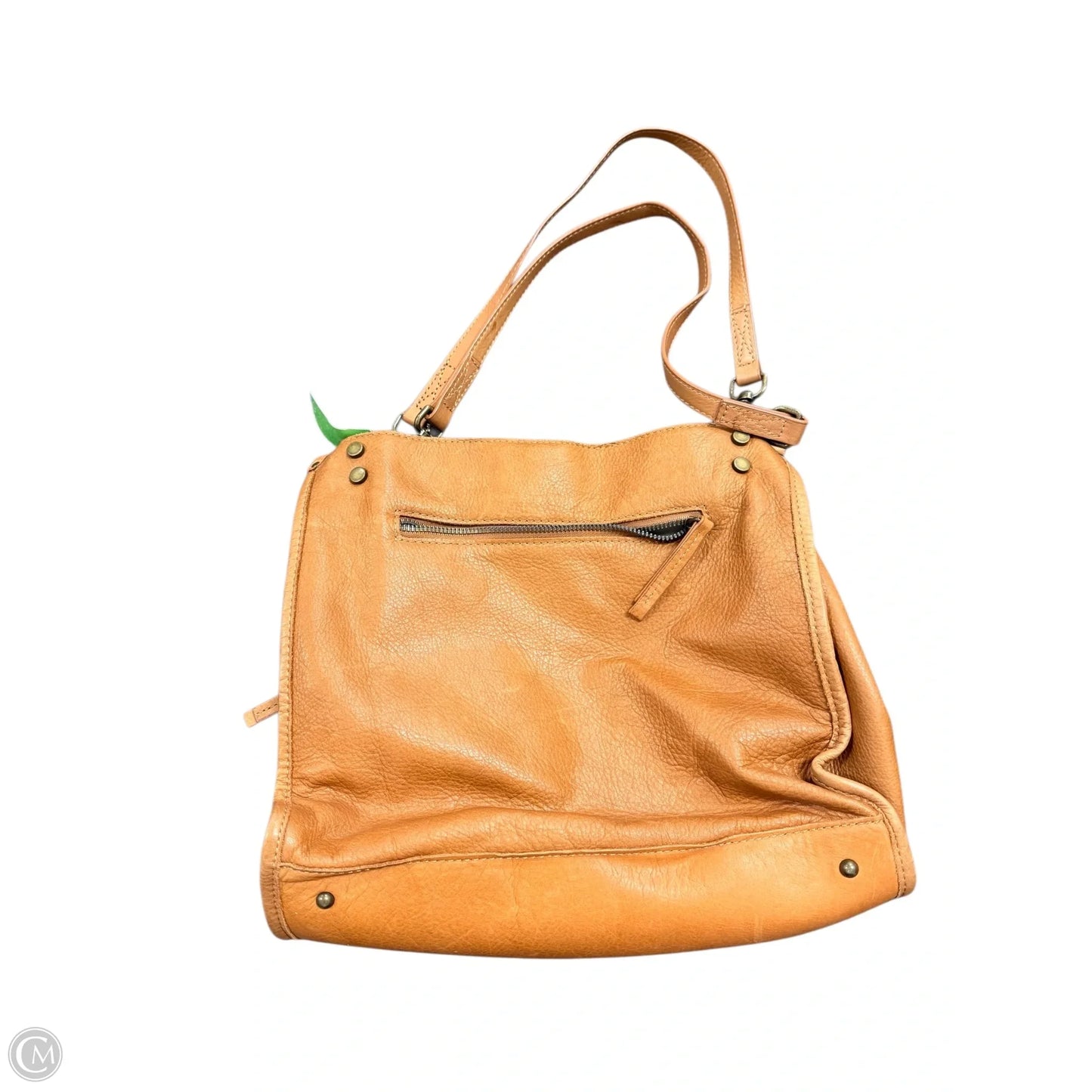 Handbag Leather By Cmc, Size: Medium