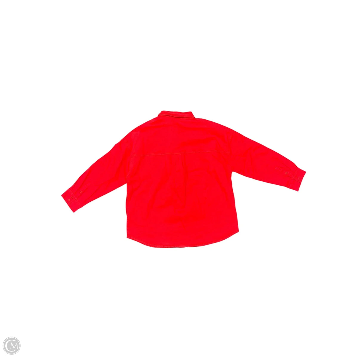 Jacket Denim By Risen In Red Denim, Size: M