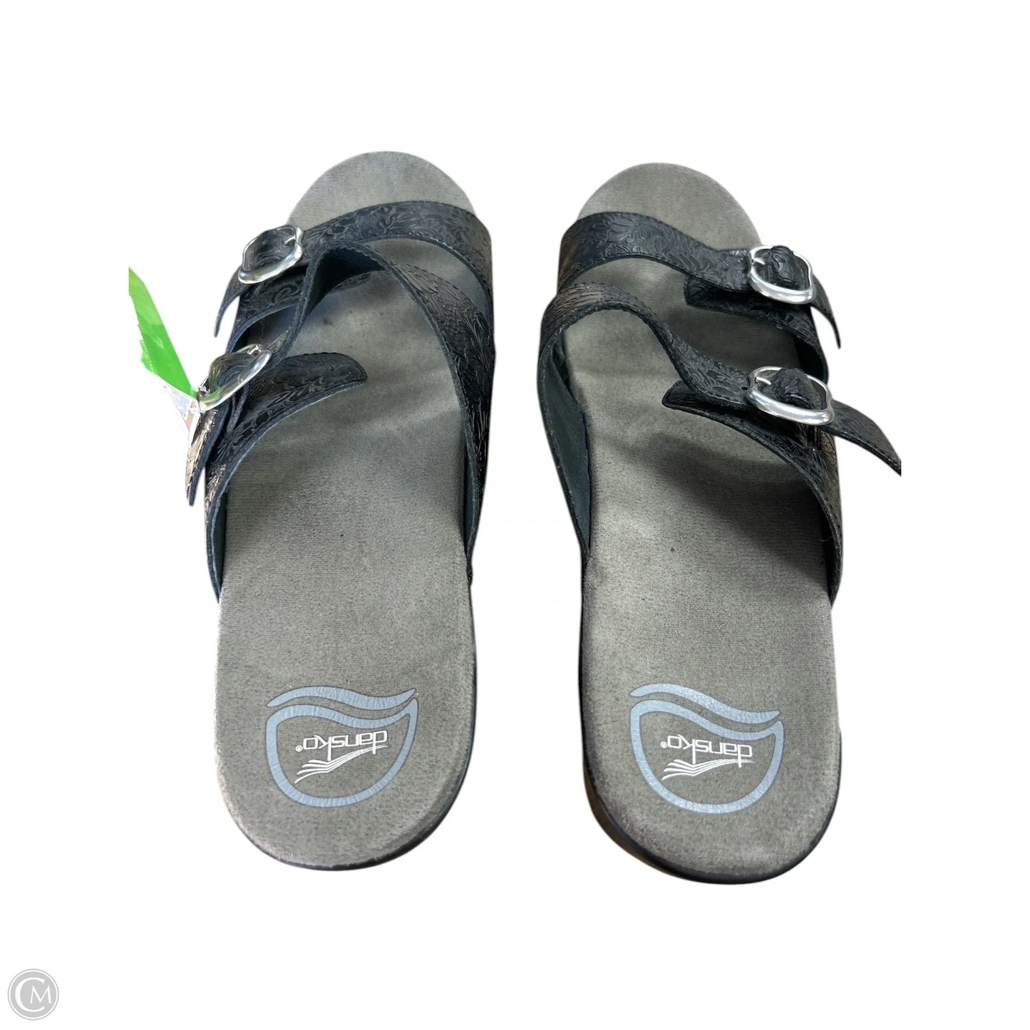 Sandals Heels Block By Dansko In Black, Size: 12