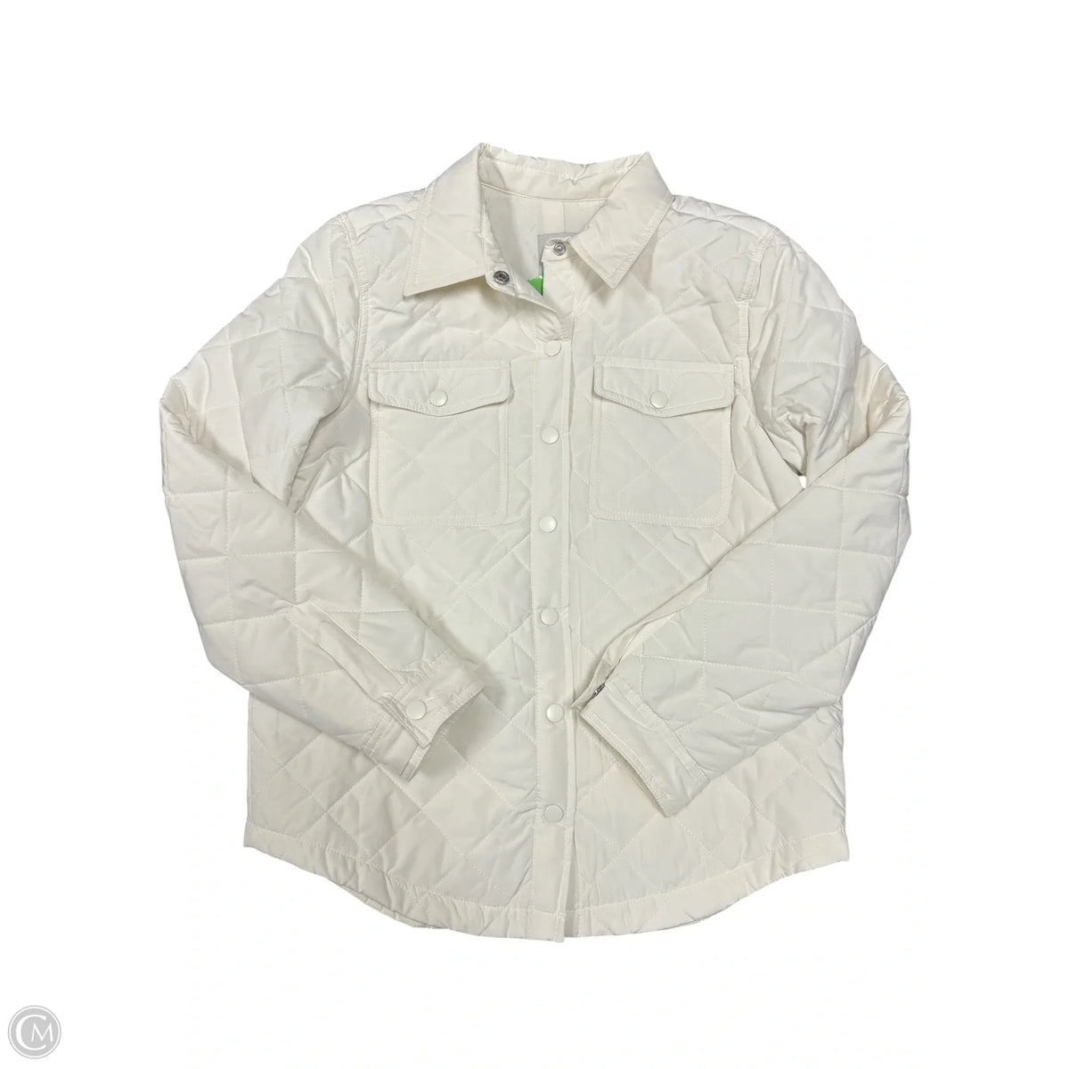 Jacket Puffer & Quilted By Love Tree In White, Size: S