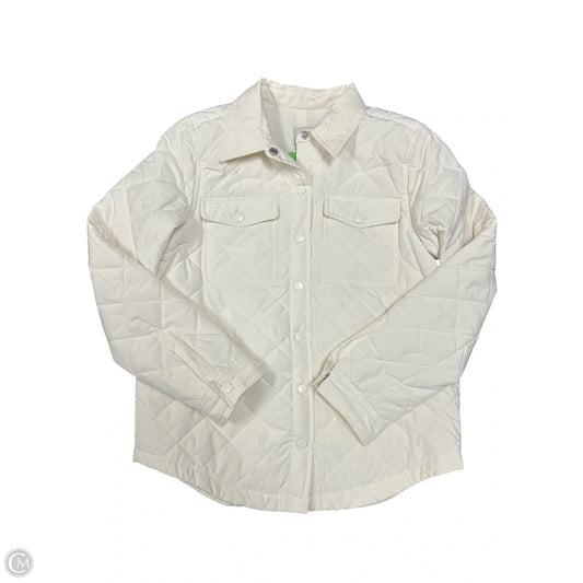 Jacket Puffer & Quilted By Love Tree In White, Size: S