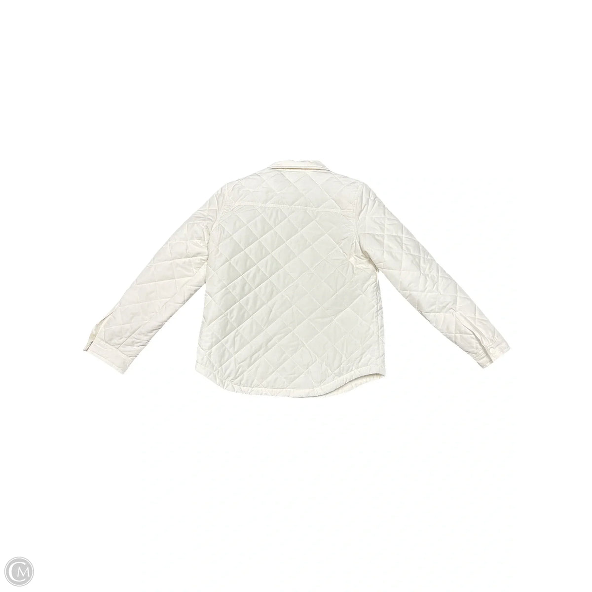 Jacket Puffer & Quilted By Love Tree In White, Size: S