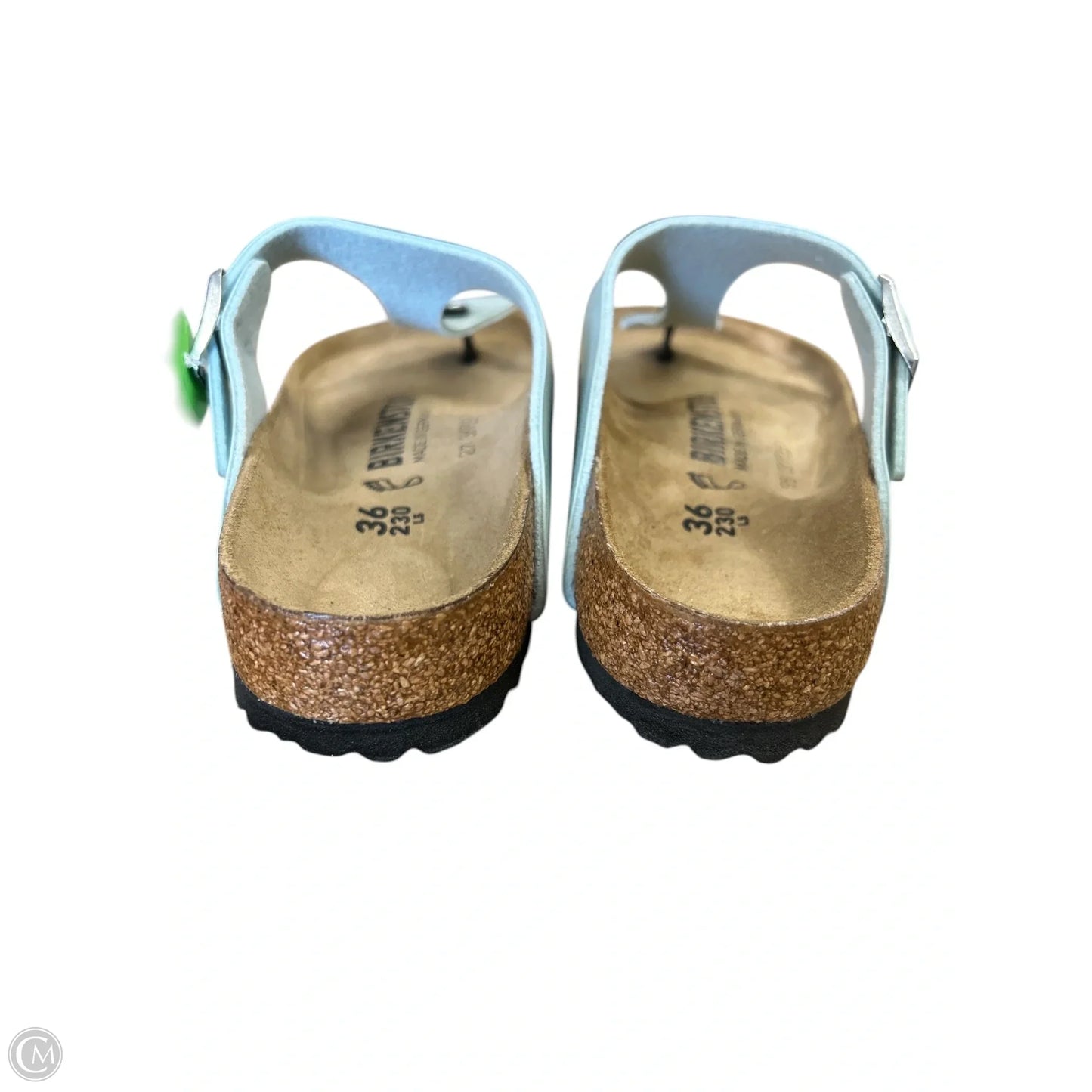 Sandals Flats By Birkenstock In Blue, Size: 5