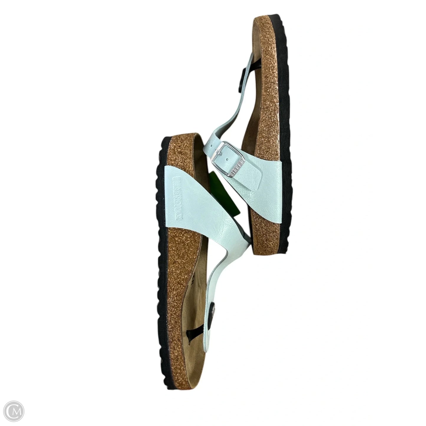 Sandals Flats By Birkenstock In Blue, Size: 5