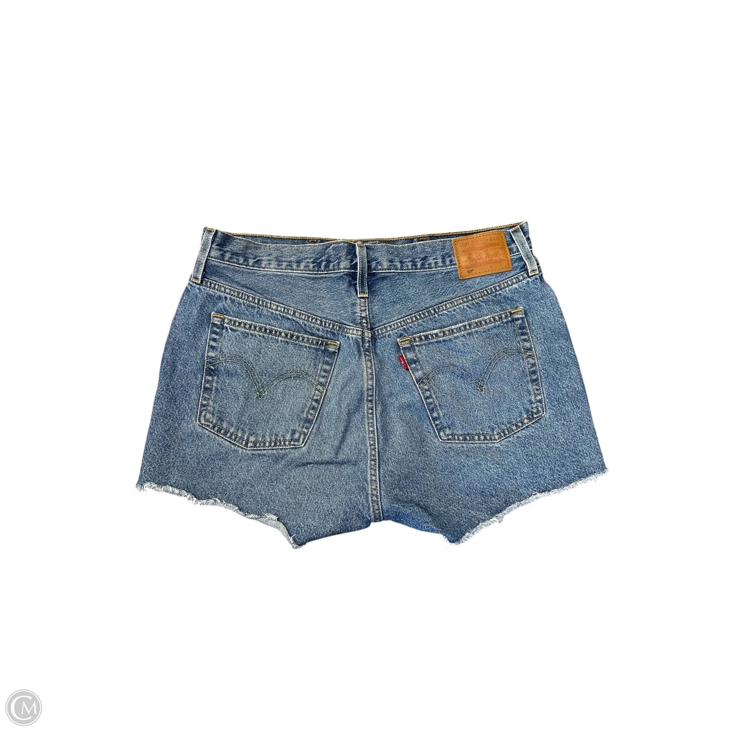Shorts By Levis In Blue Denim, Size: 14