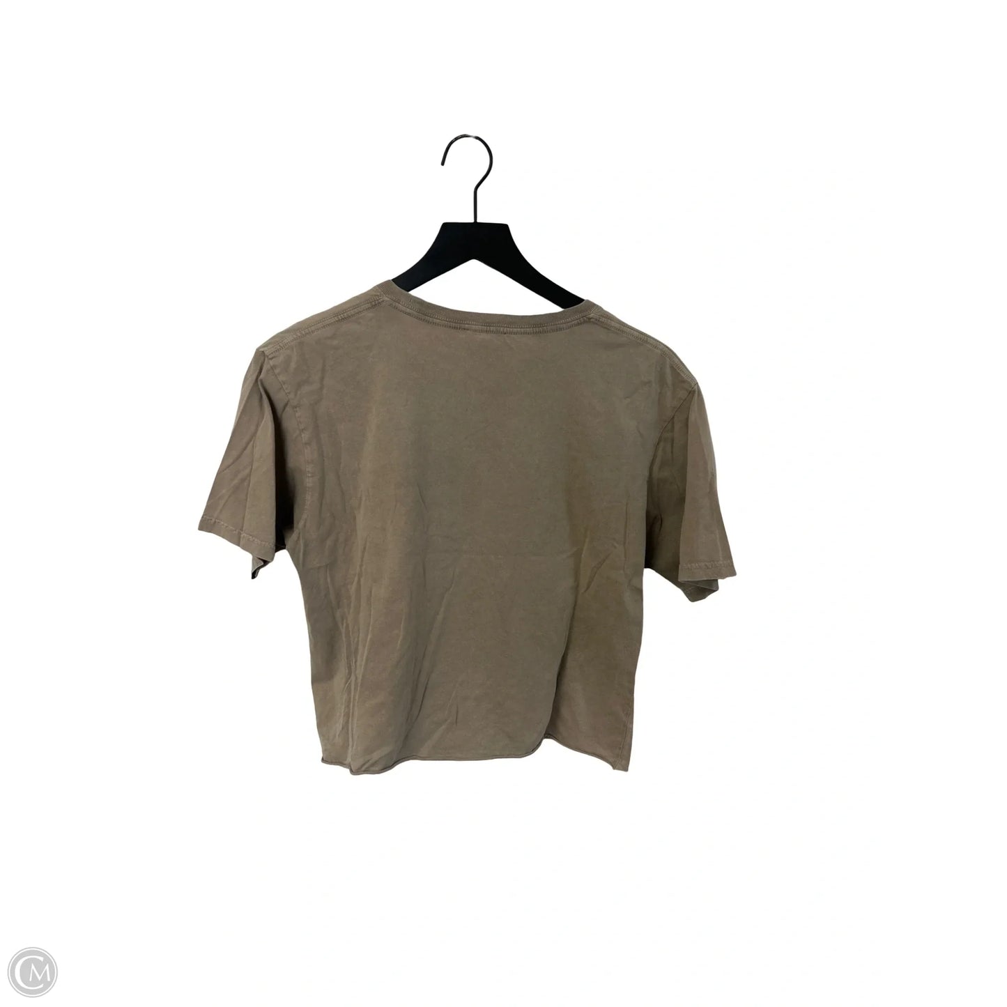 Top Short Sleeve Basic By Zutter In Beige, Size: S