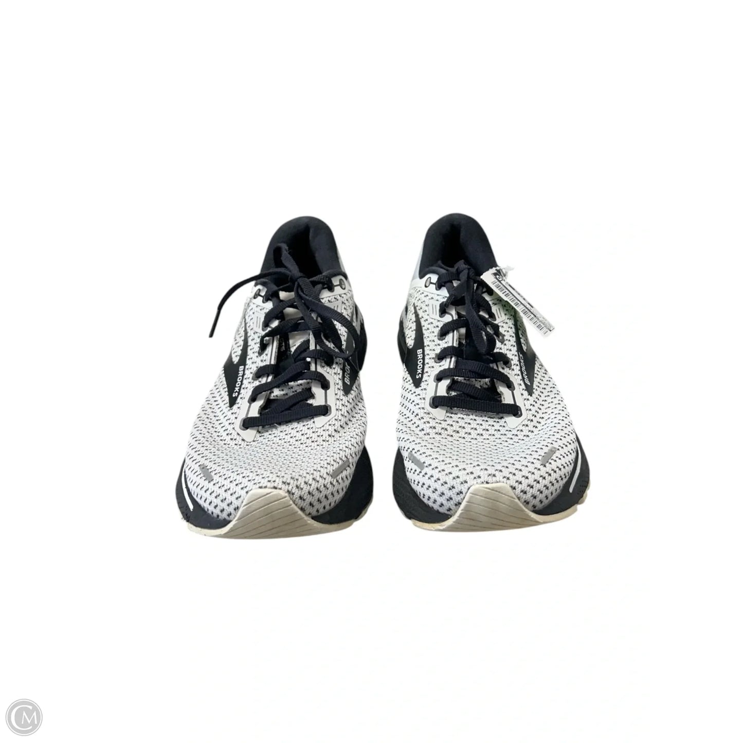 Shoes Athletic By Brooks In Black & White, Size: 10