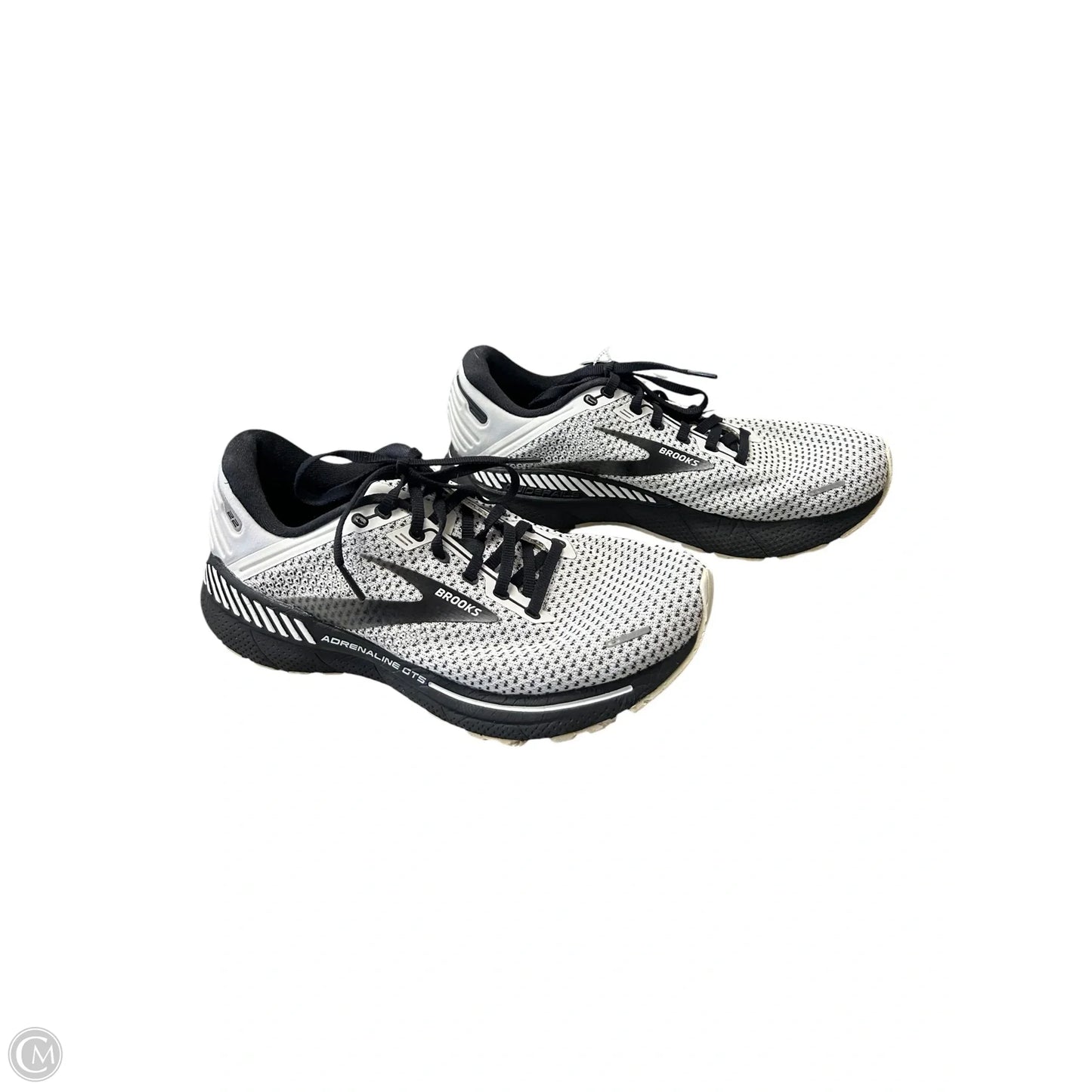Shoes Athletic By Brooks In Black & White, Size: 10
