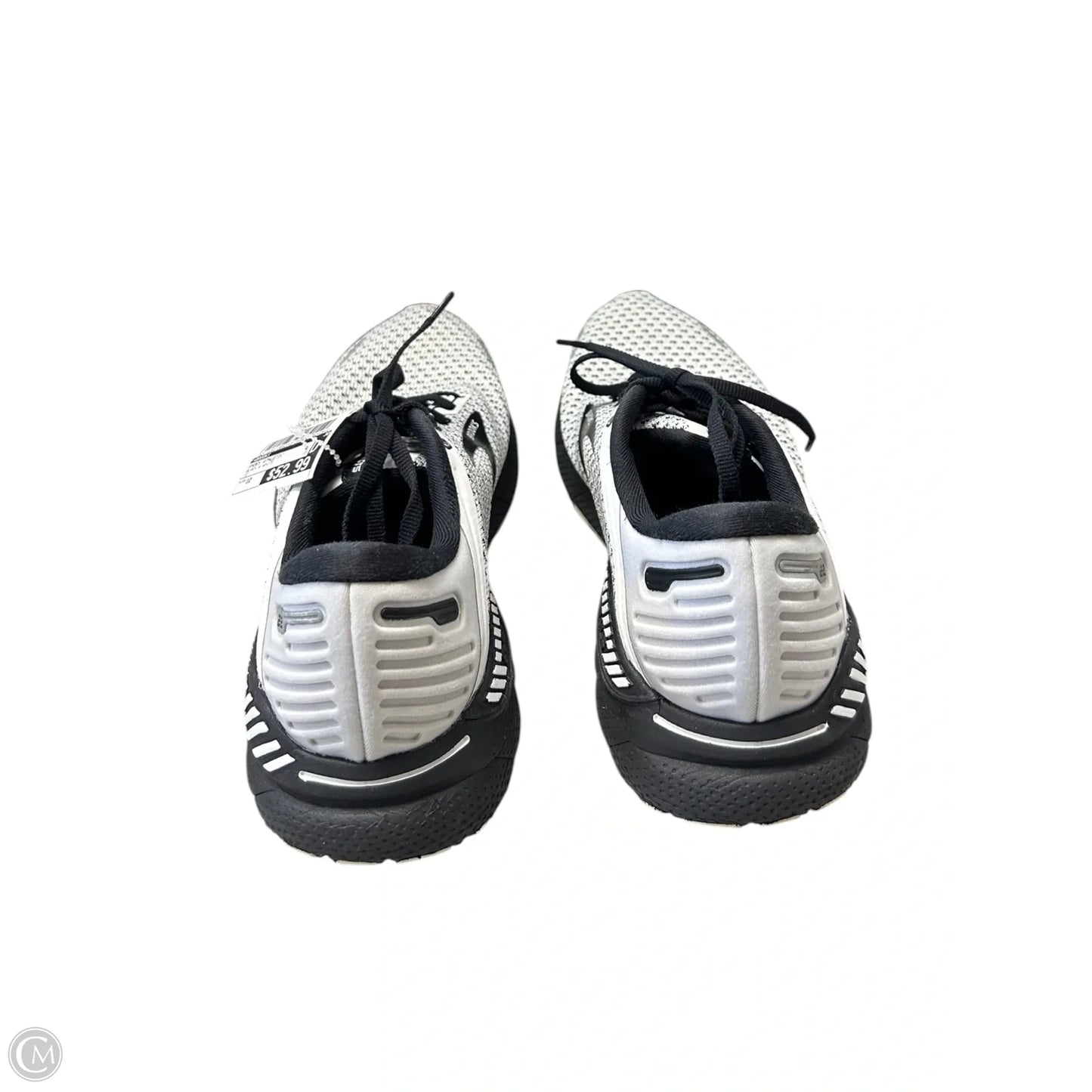 Shoes Athletic By Brooks In Black & White, Size: 10