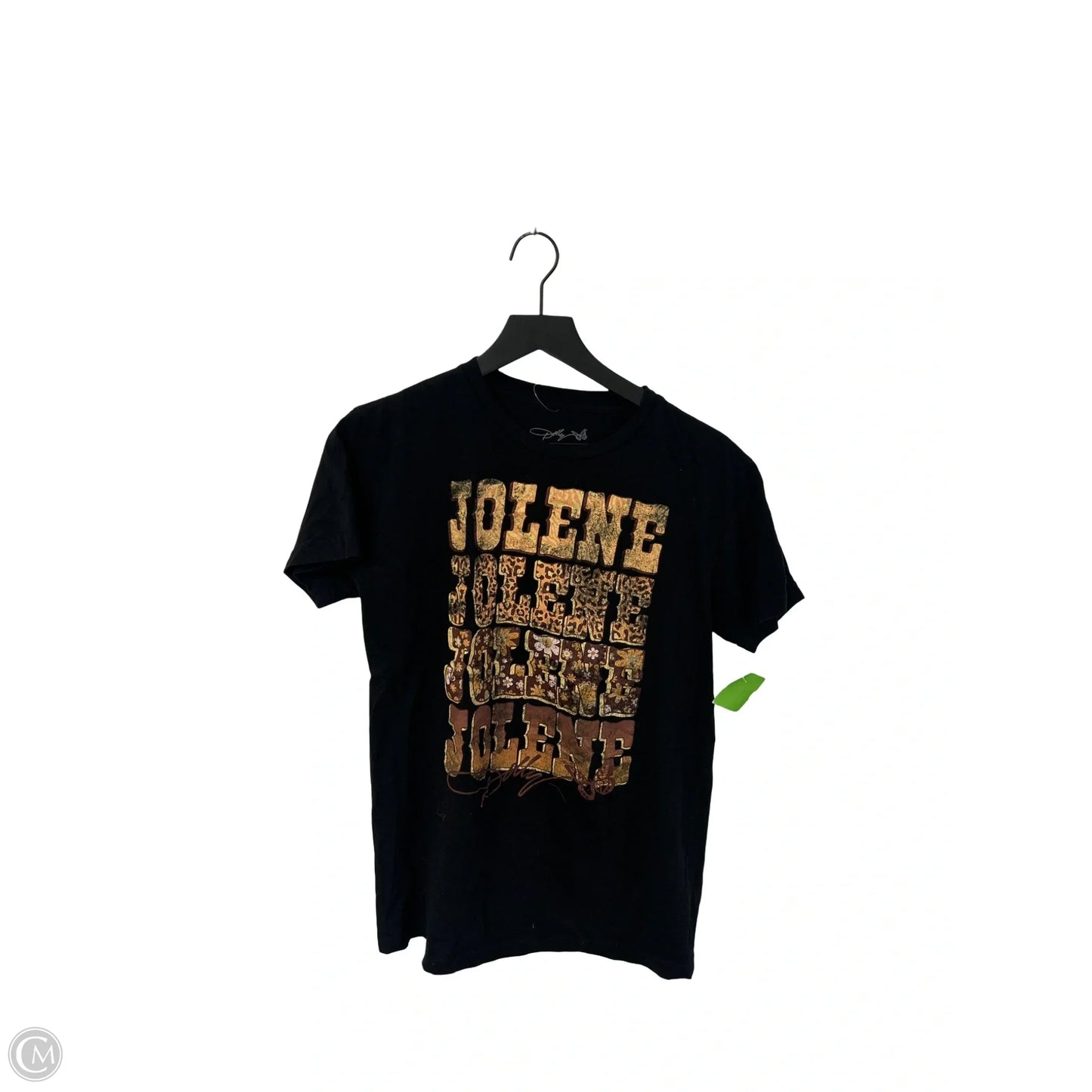 Top Short Sleeve Basic By Cme In Black, Size: M