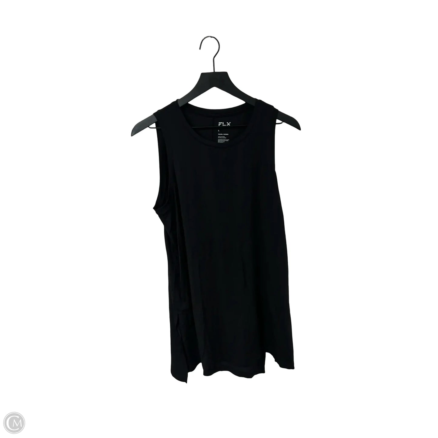 Athletic Tank Top By Flx In Black, Size: L