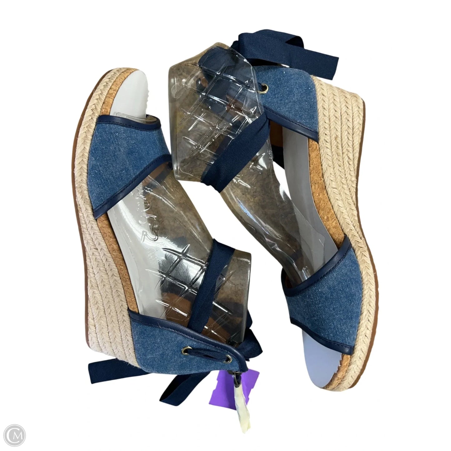Sandals Designer By Ugg In Navy, Size: 8