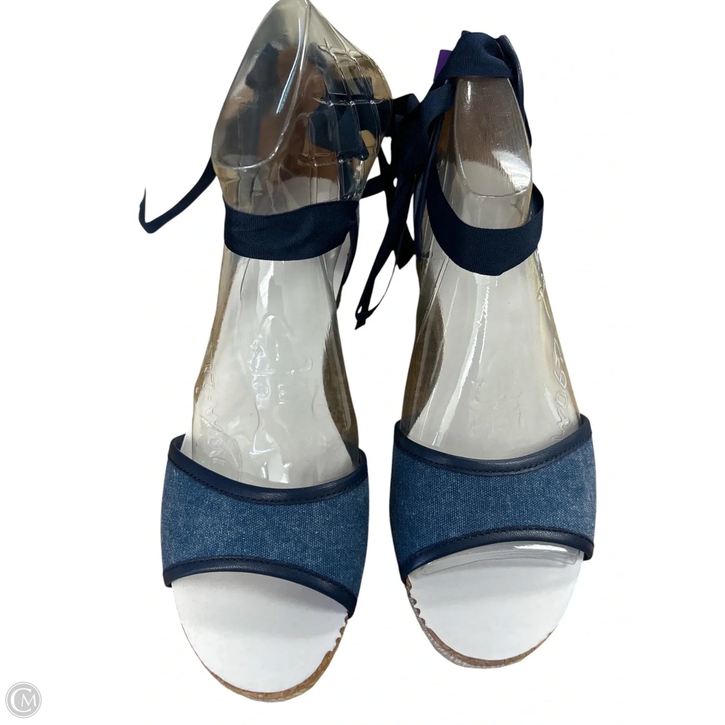 Sandals Designer By Ugg In Navy, Size: 8