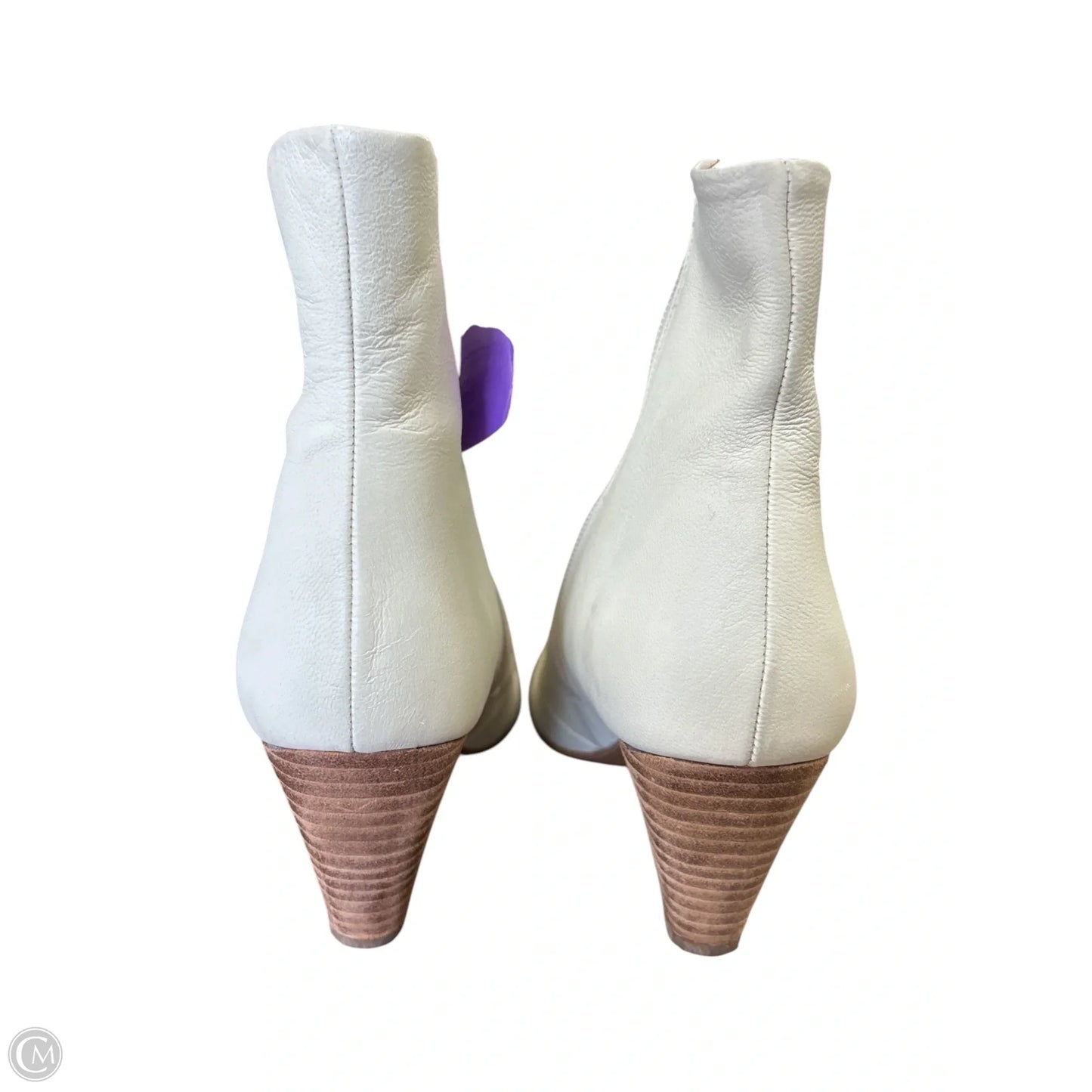 Boots Ankle Heels By Free People In Cream, Size: 7.5