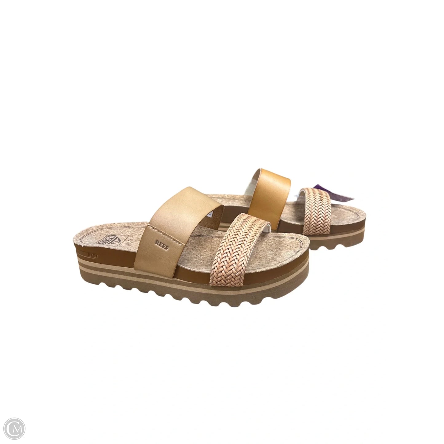 Sandals Flats By Reef In Brown, Size: 8