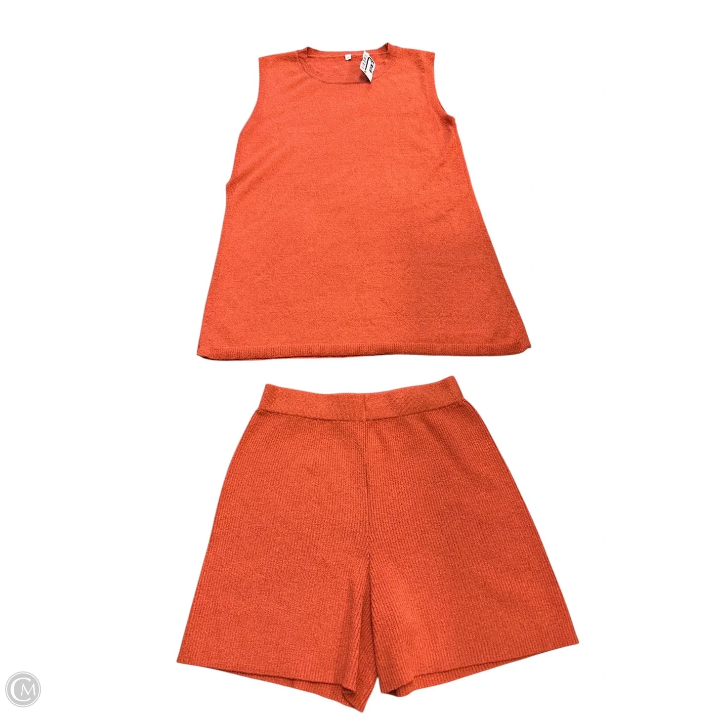 Lounge Set Shorts By Cmf In Orange, Size: S