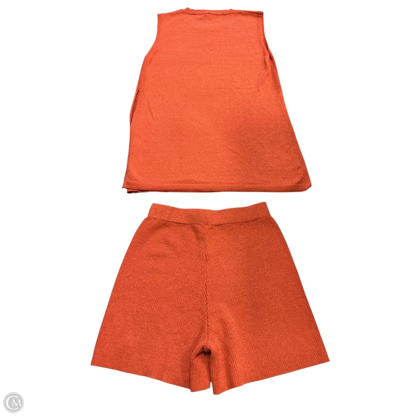 Lounge Set Shorts By Cmf In Orange, Size: S