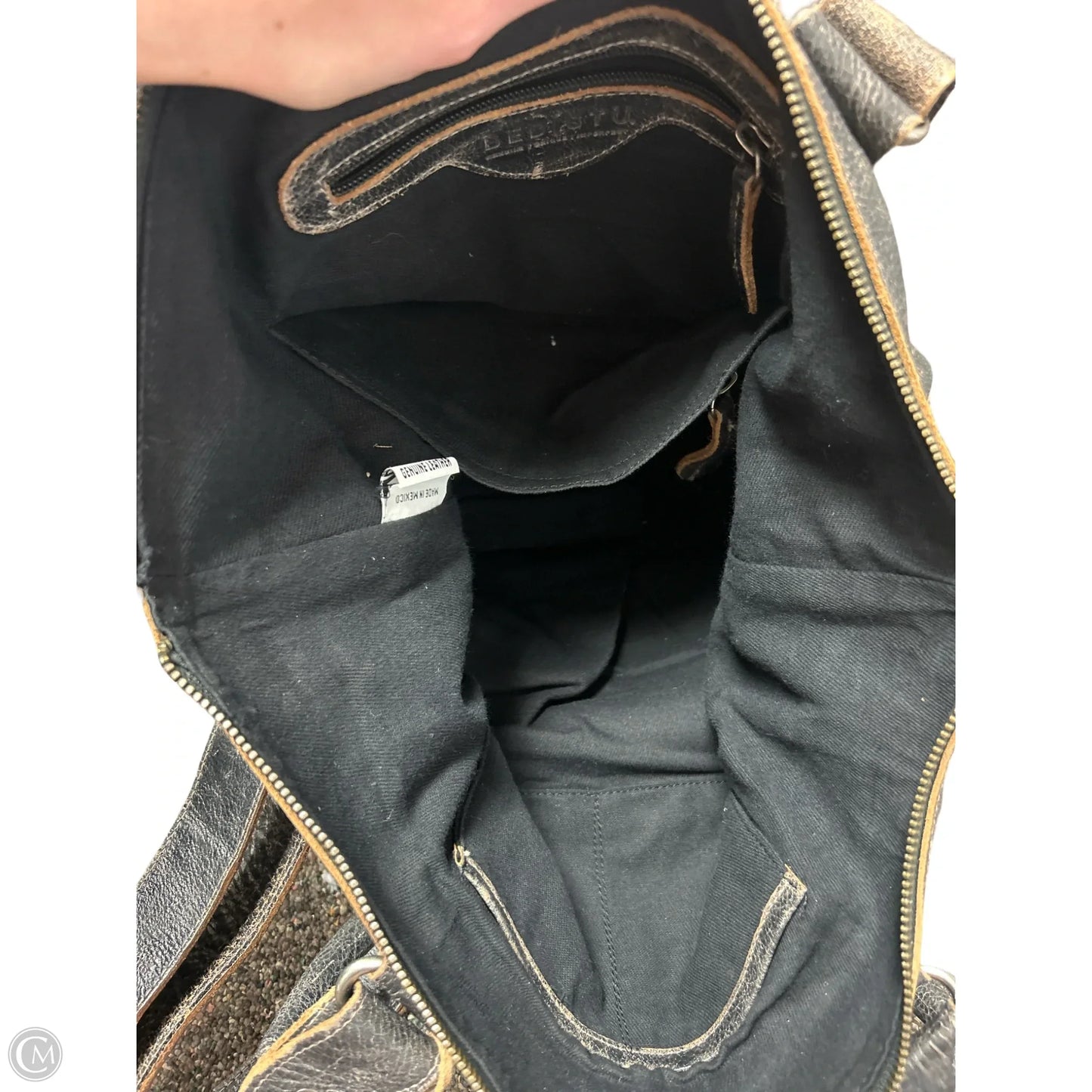Handbag Leather By Bed Stu, Size: Large