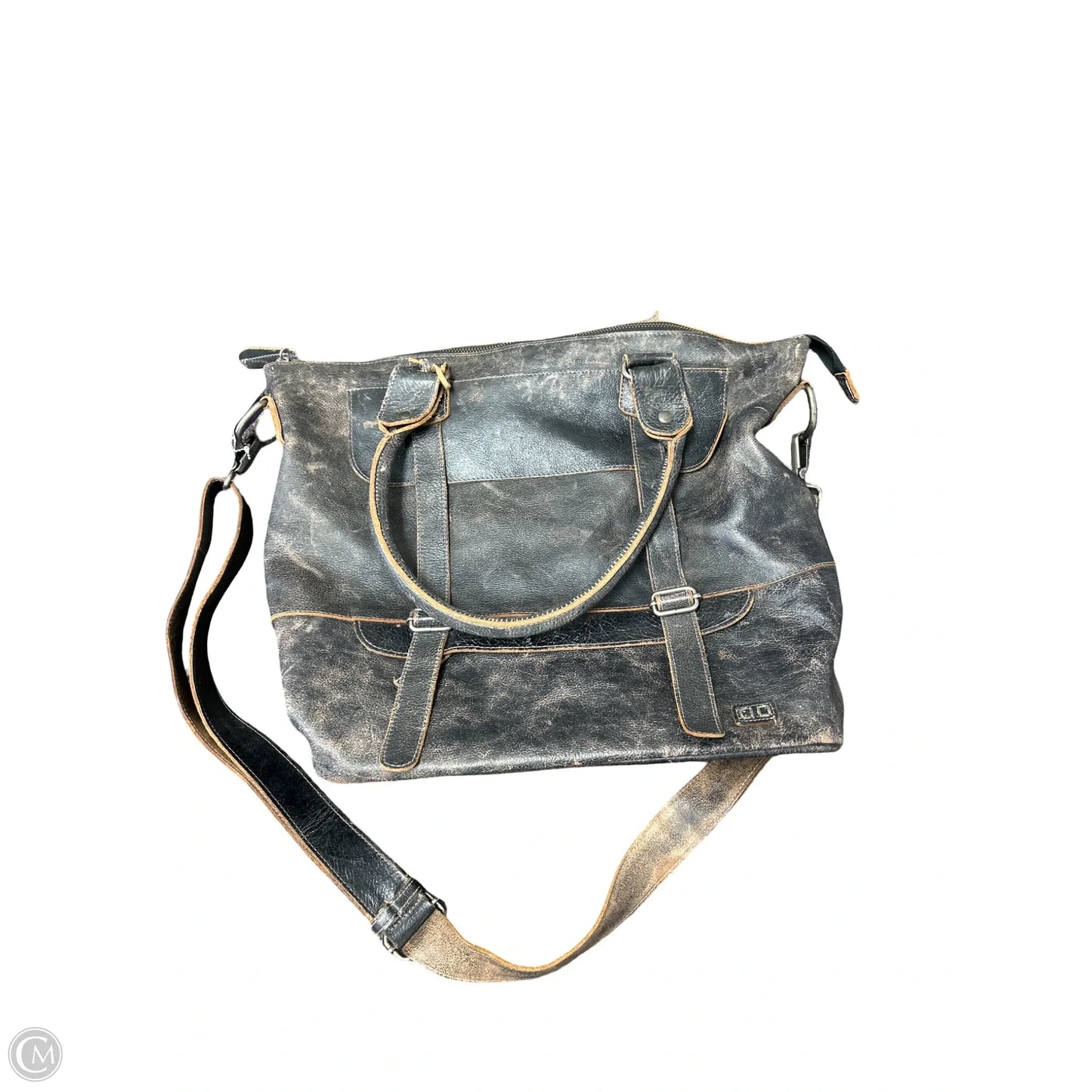 Handbag Leather By Bed Stu, Size: Large