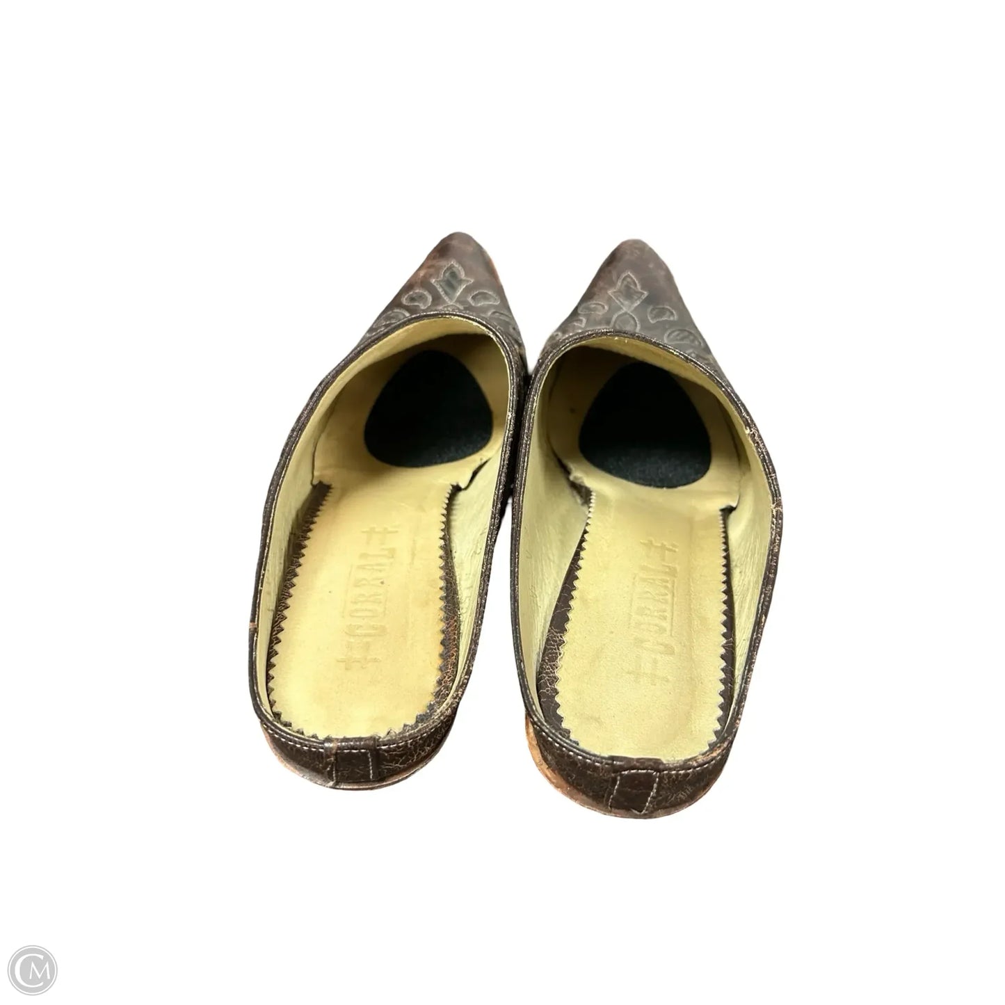 Shoes Heels Block By Corral In Brown, Size: 7.5