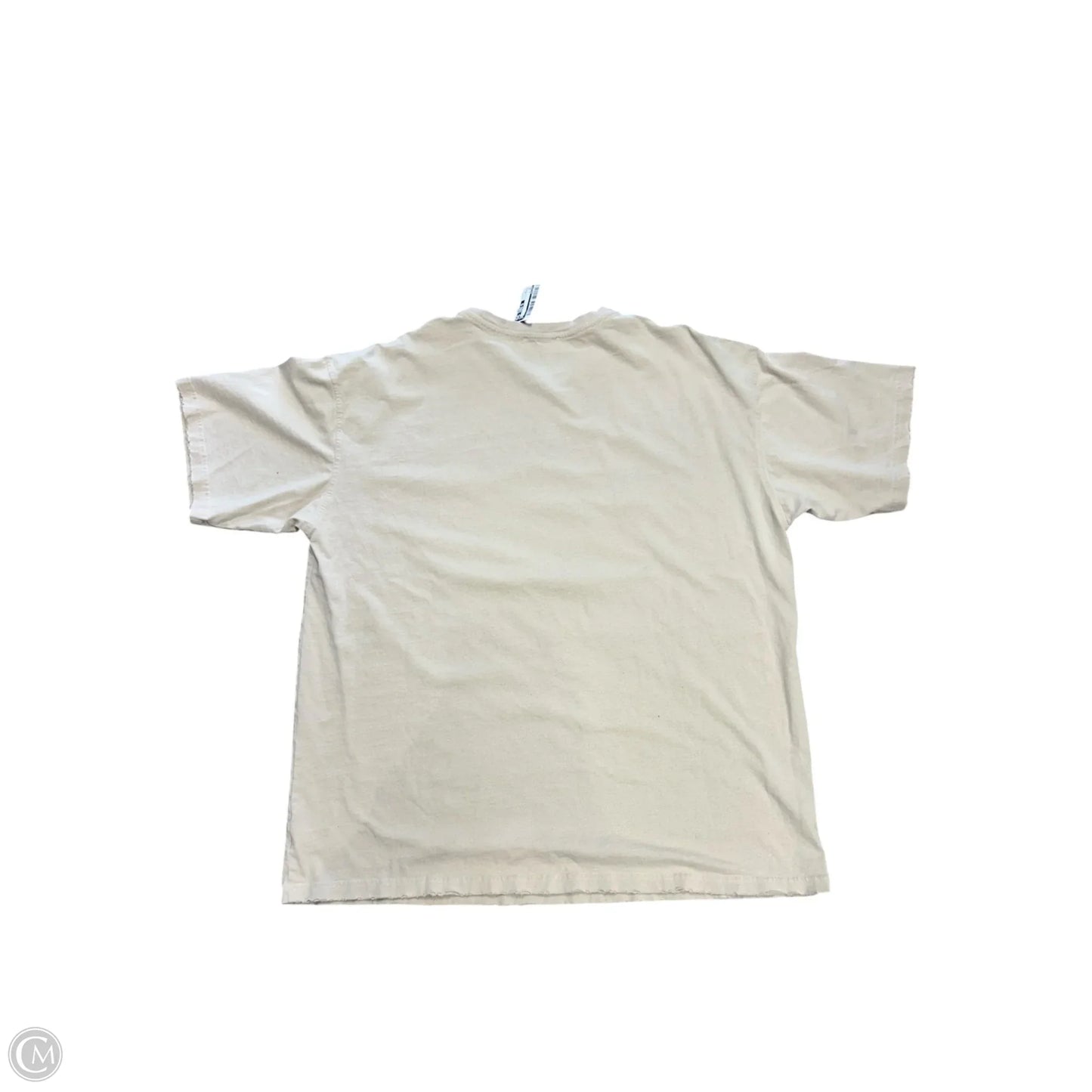 Top Short Sleeve By Zutter In Tan, Size: M
