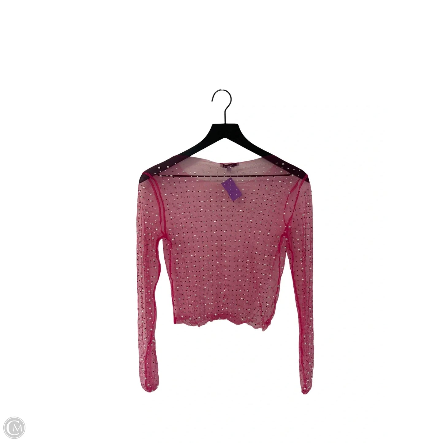 Top Long Sleeve By White Birch In Pink, Size: S