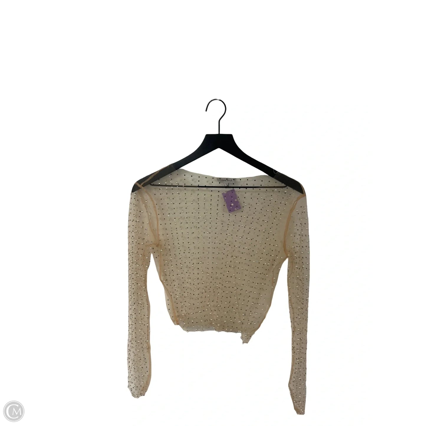 Top Long Sleeve By White Birch In Tan, Size: S