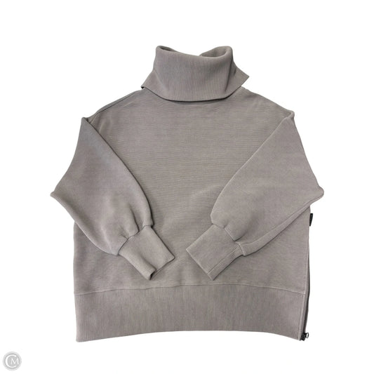 Sweatshirt Collar By Varley In Grey, Size: S