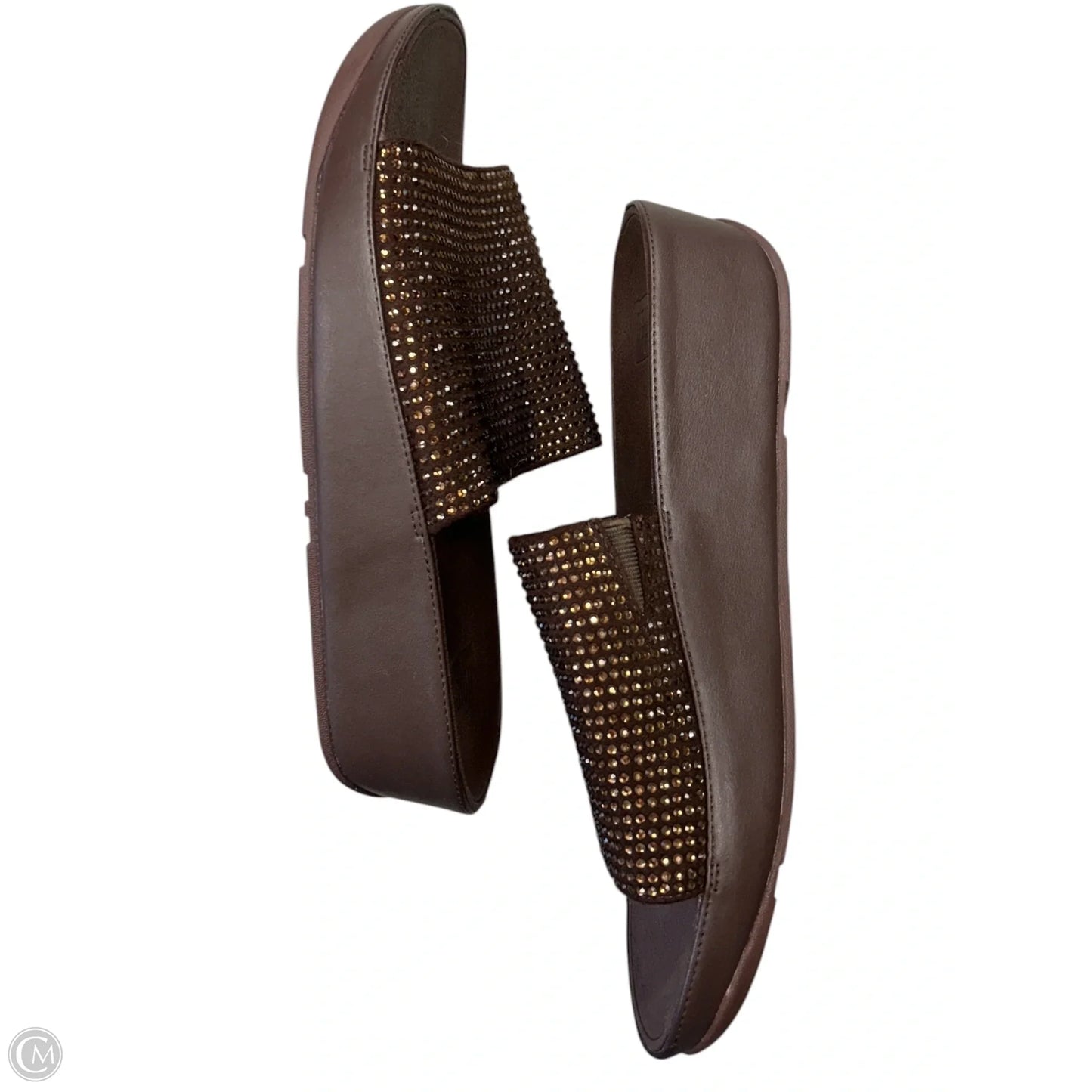 Sandals Flats By Fitflop In Brown, Size: 9