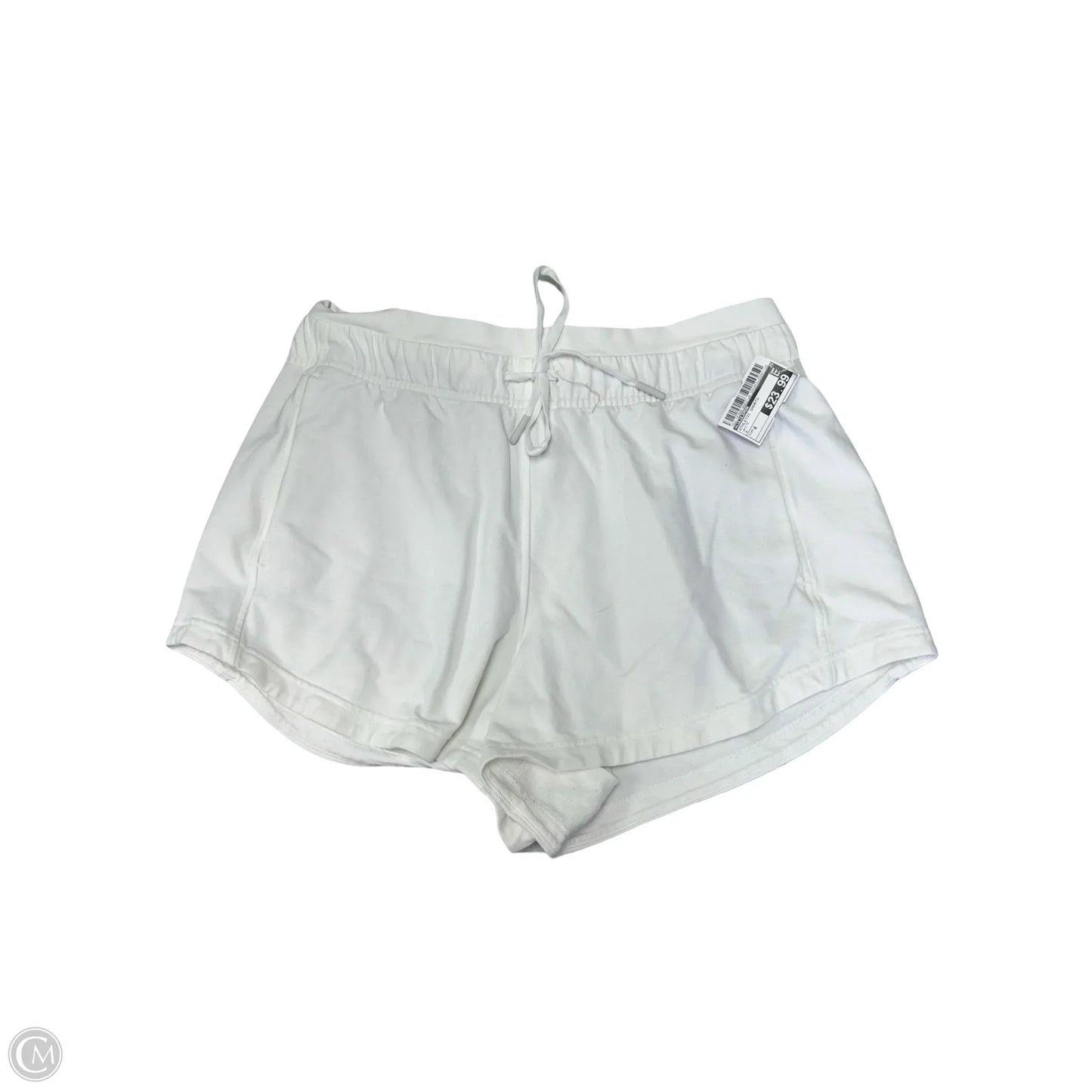 Athletic Shorts By Lululemon In White, Size: 8