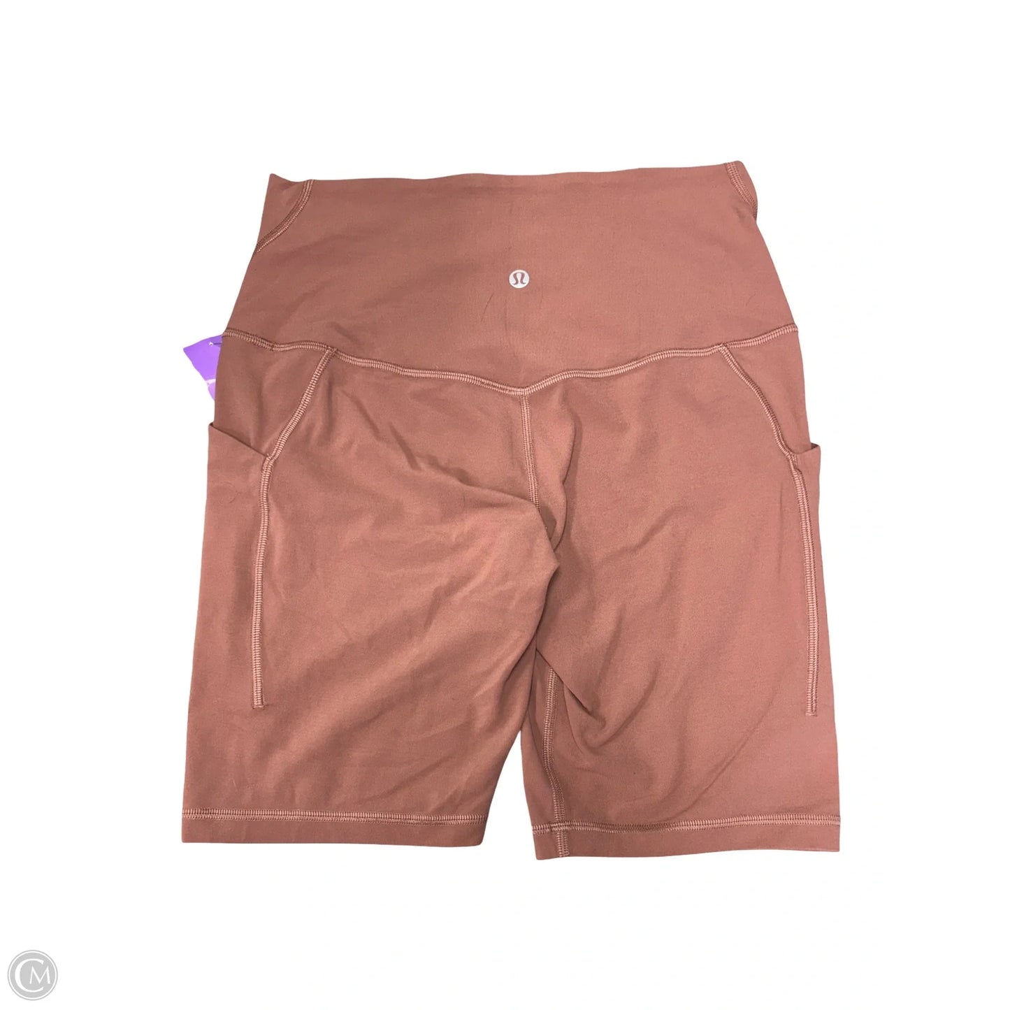 Athletic Shorts By Lululemon In Pink, Size: 8