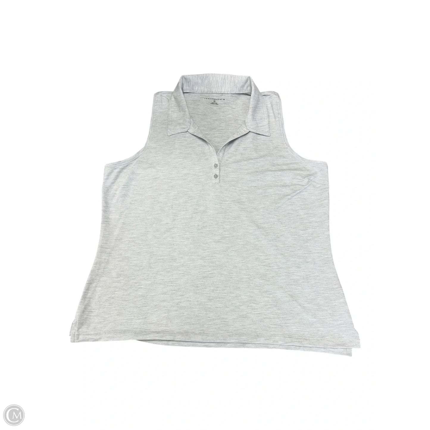 Athletic Tank Top By Cmb In Grey, Size: Xl