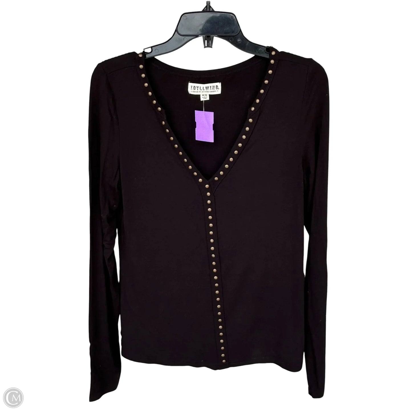 Top Long Sleeve Basic By Idyllwind In Black, Size: M