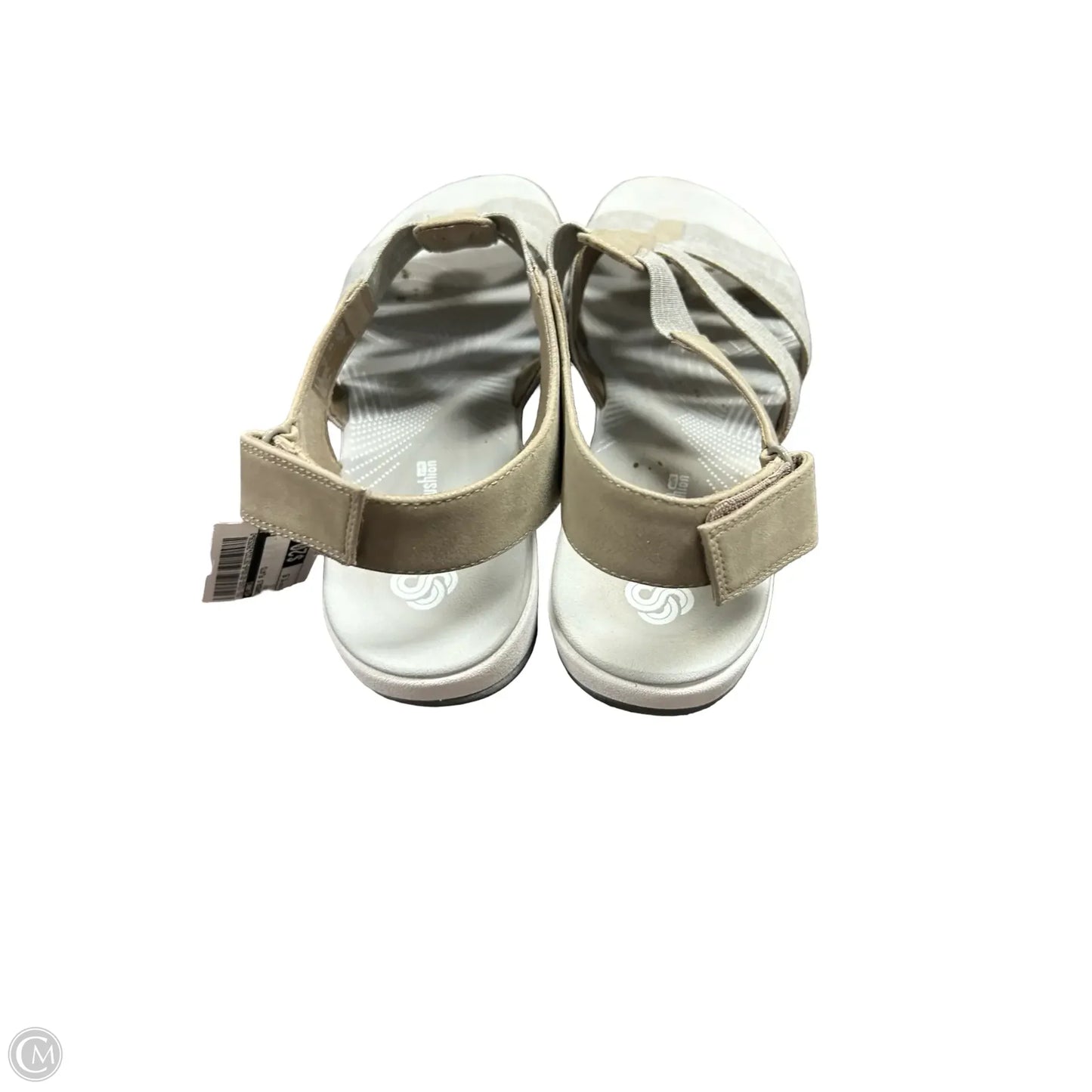 Sandals Flats By Clarks In Grey, Size: 7.5
