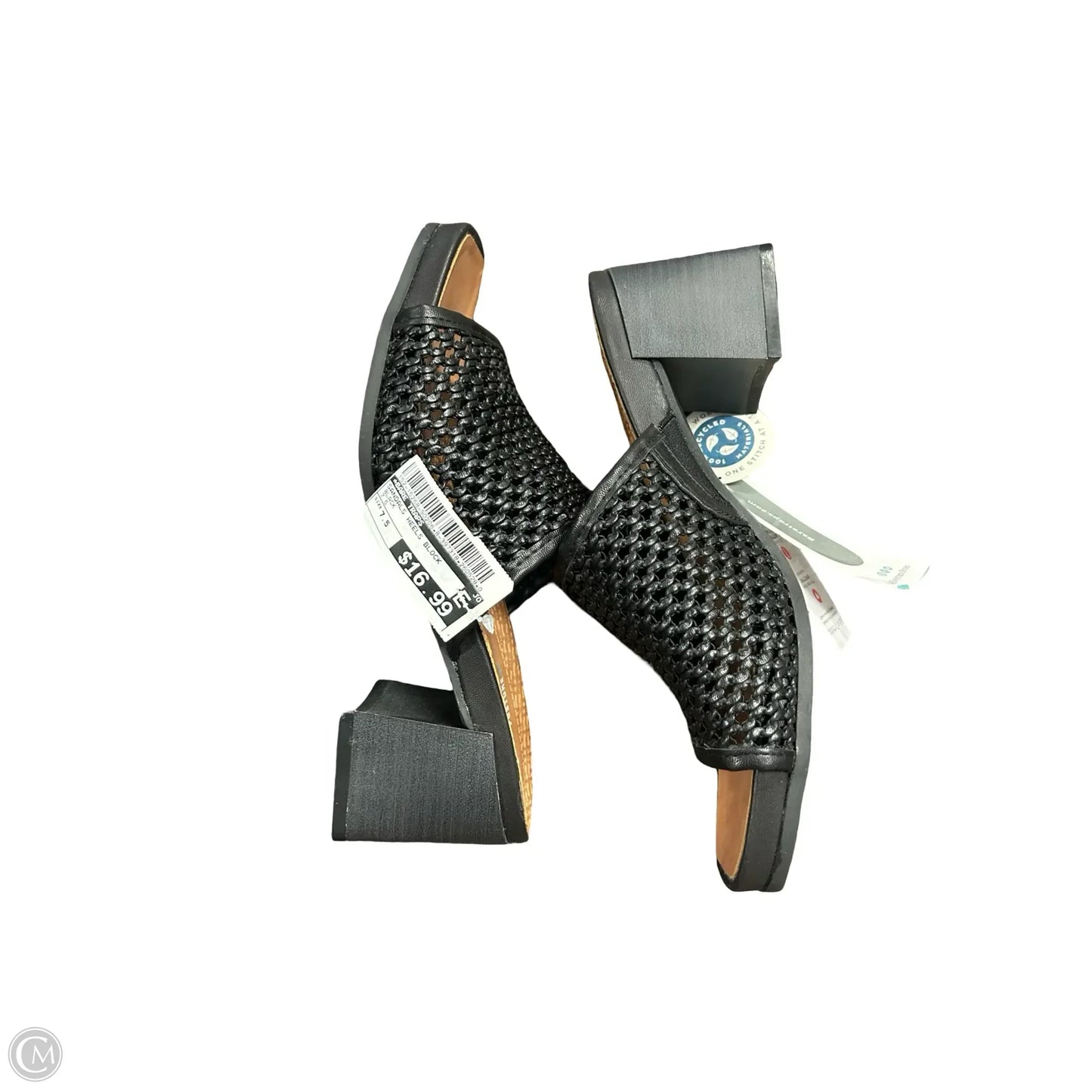 Sandals Heels Block By Bare Traps In Black, Size: 7.5