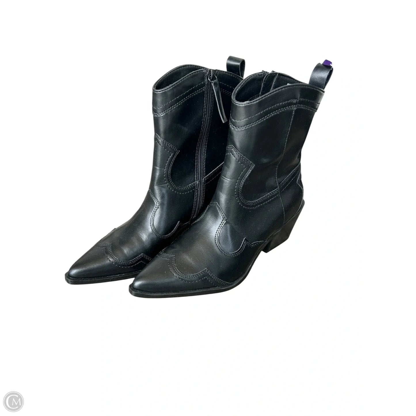 Boots Ankle Flats By Madden Girl In Black, Size: 8.5