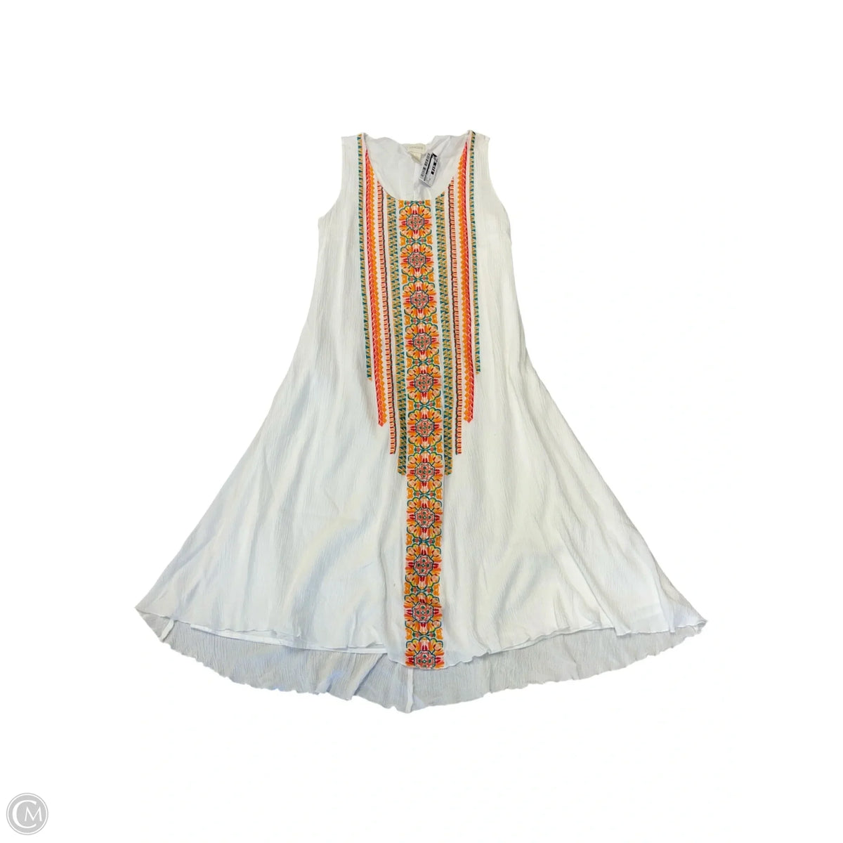 casual chicos dresses Dress Midi By In Multi-colored, Size: Xs Color:Off White floor length party dress Outfit Idea Winter Christmas Summer dresses