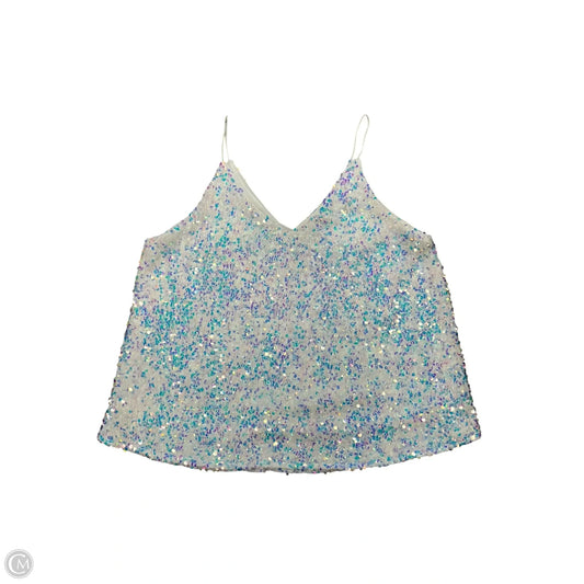 Top Sleeveless By She + Sky In White, Size: L