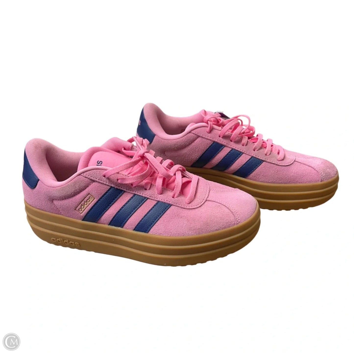 Shoes Sneakers Platform By Adidas In Blue & Pink, Size: 8