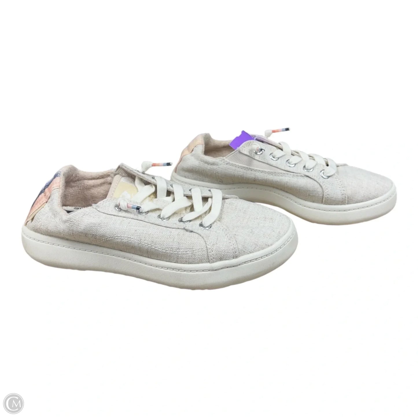 Shoes Flats By Roxy In Cream, Size: 6