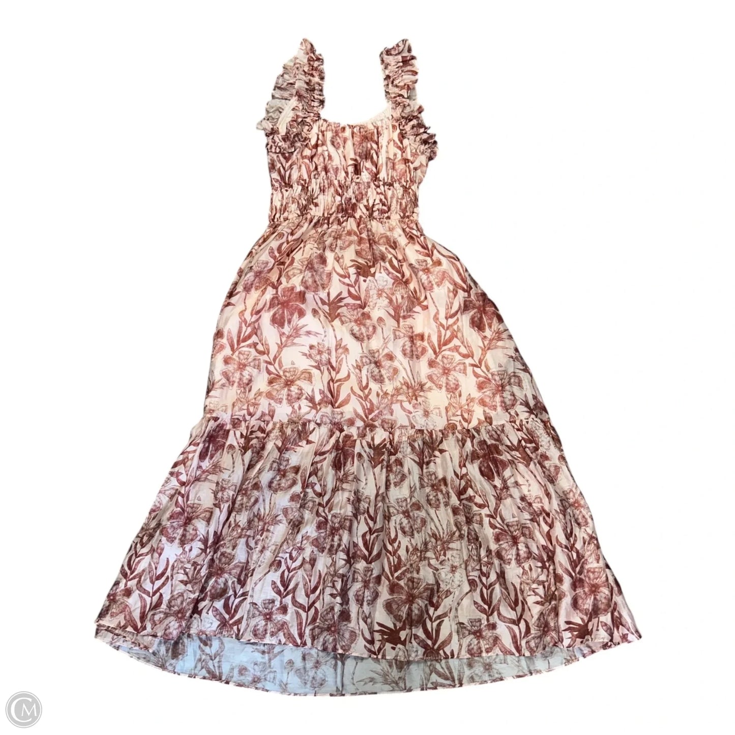Dress Casual Maxi By Melloday In Floral Print, Size: S