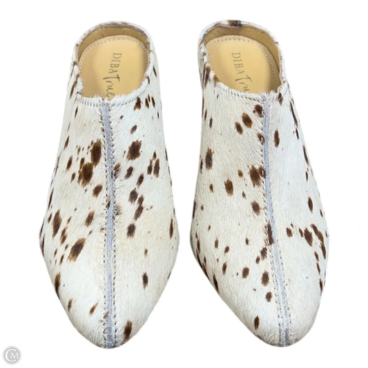 Shoes Heels Block By Diba In Brown & Cream, Size: 8.5