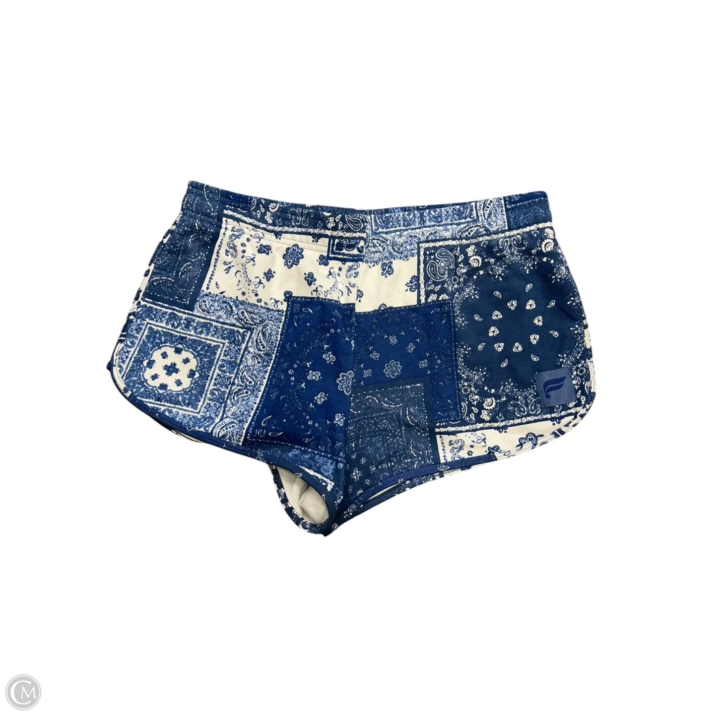 Shorts By Fabletics In Blue & White, Size: M