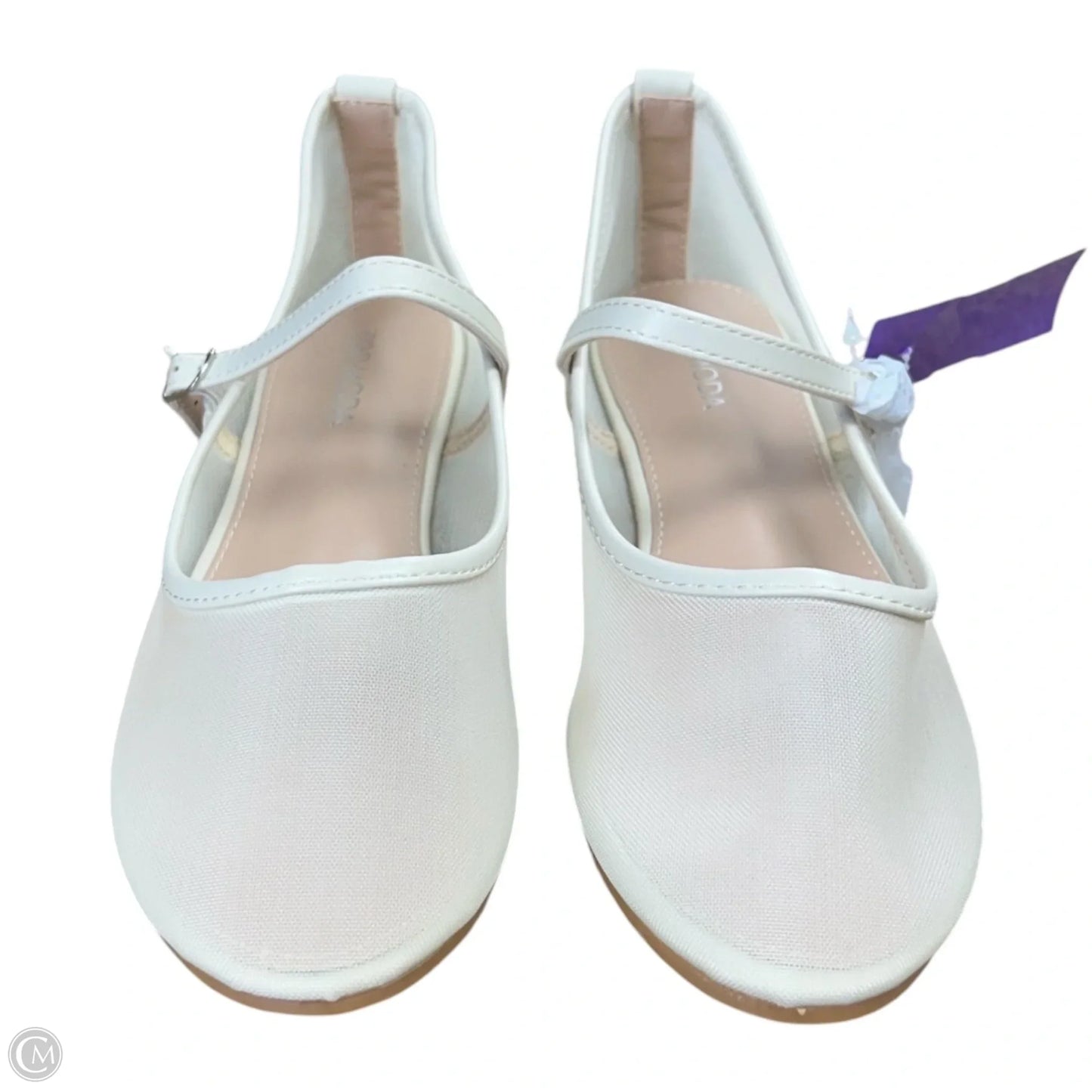 Shoes Flats By Top Moda In Cream, Size: 8