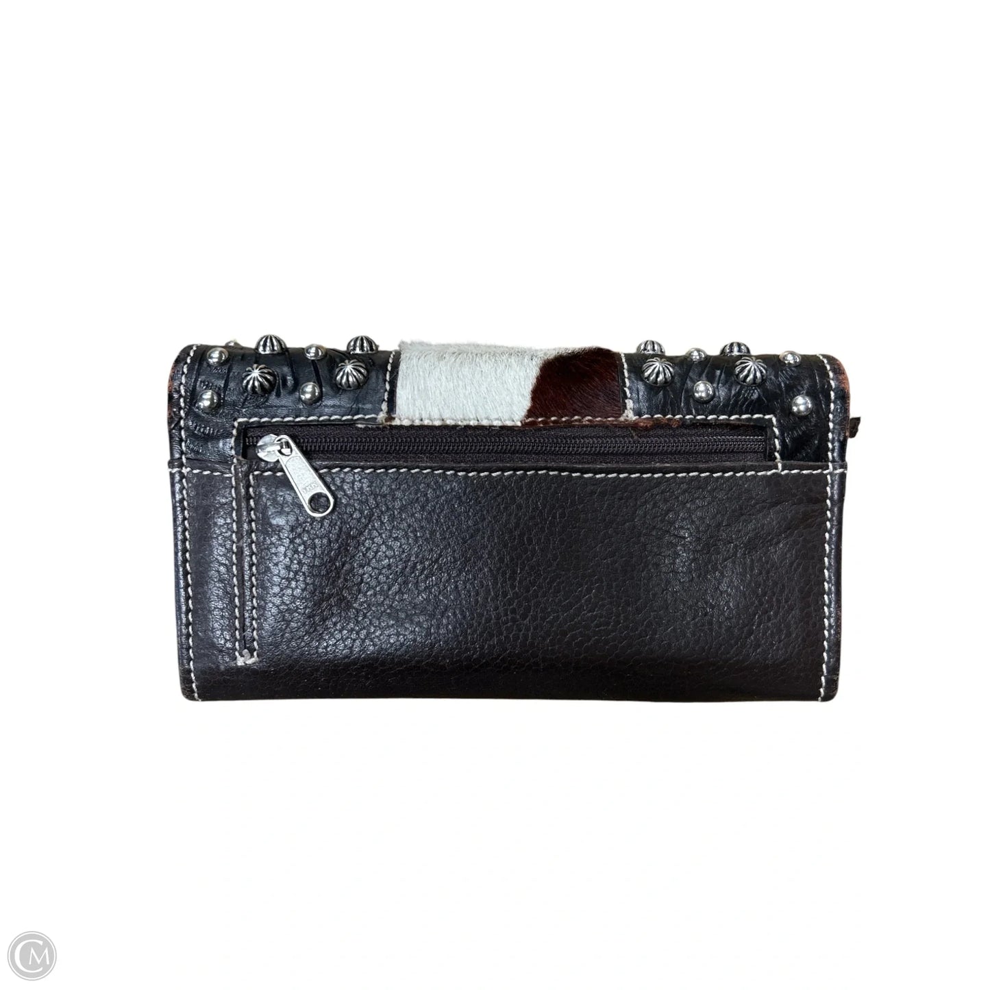 Wallet Leather By Clothes Mentor, Size: Medium