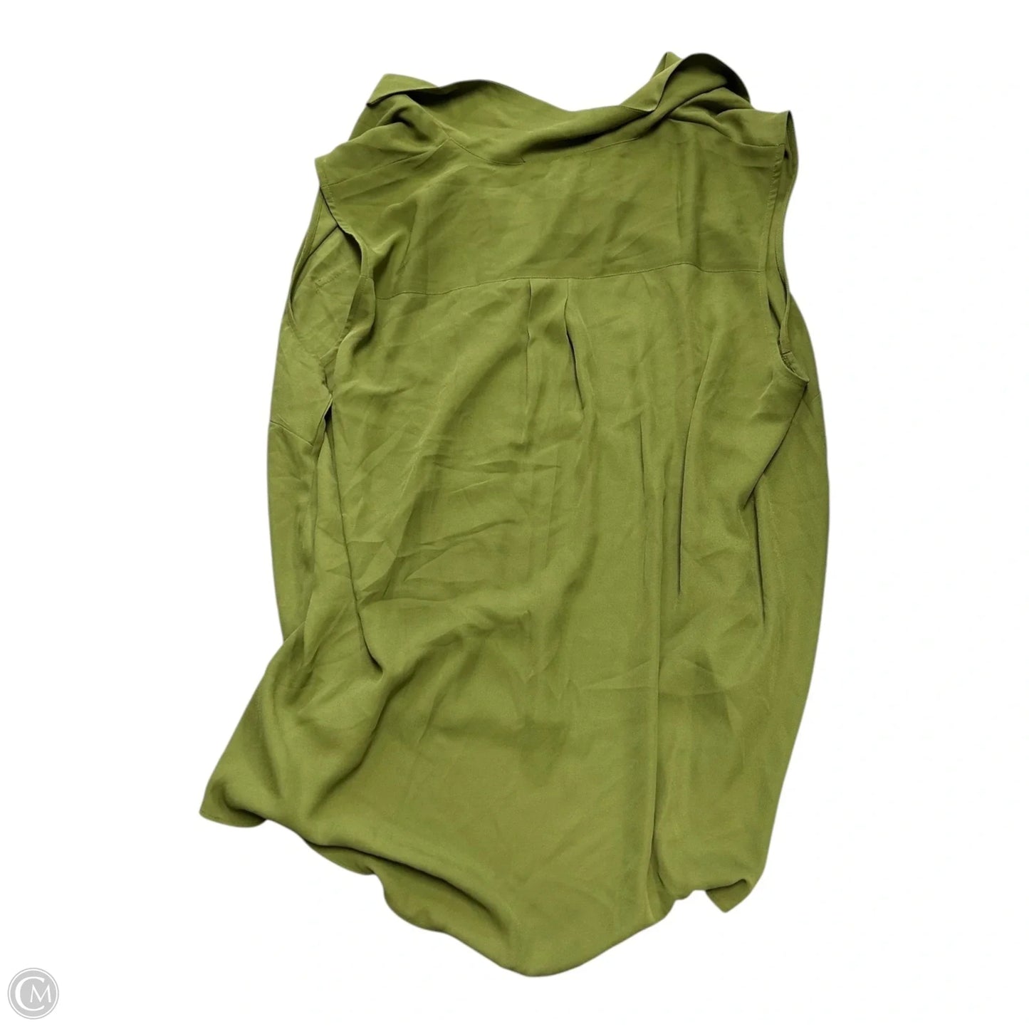Blouse Sleeveless By Fortune & Ivy In Green, Size: 2x