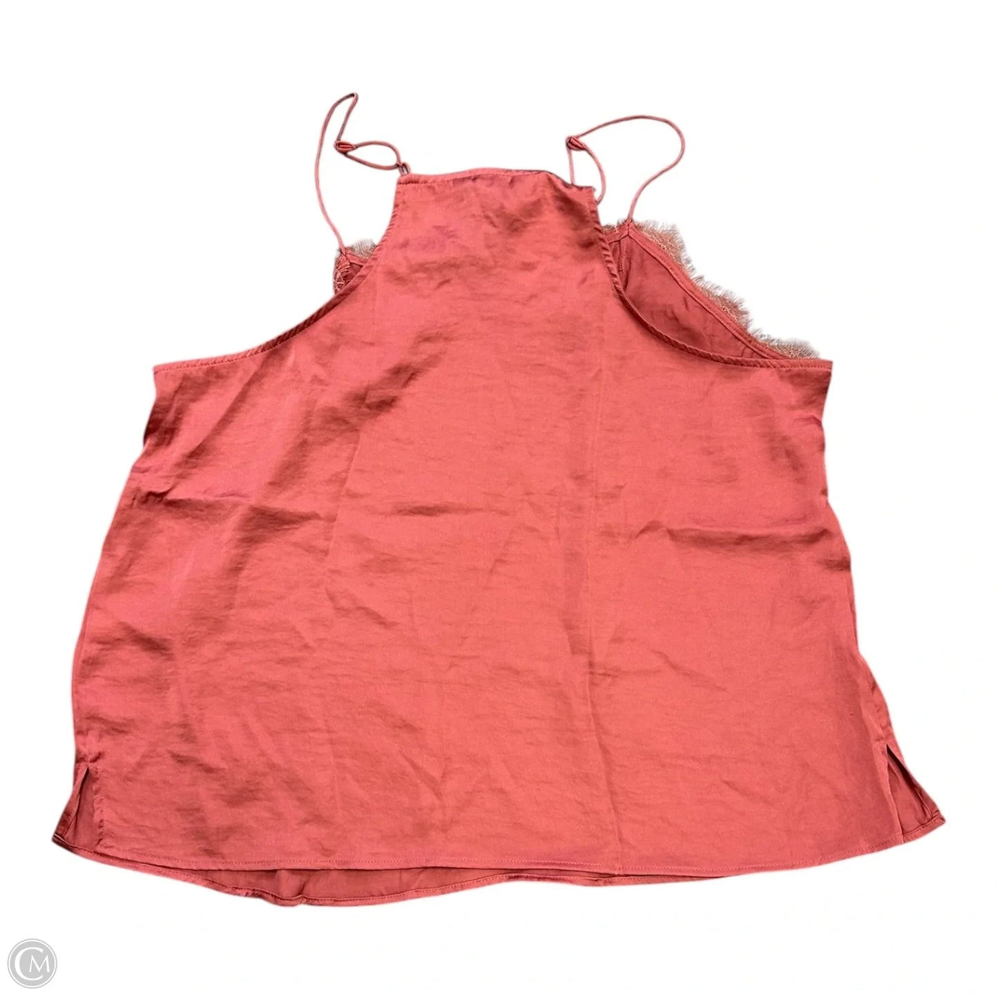 Top Sleeveless By Nine West Apparel In Orange, Size: Xxl