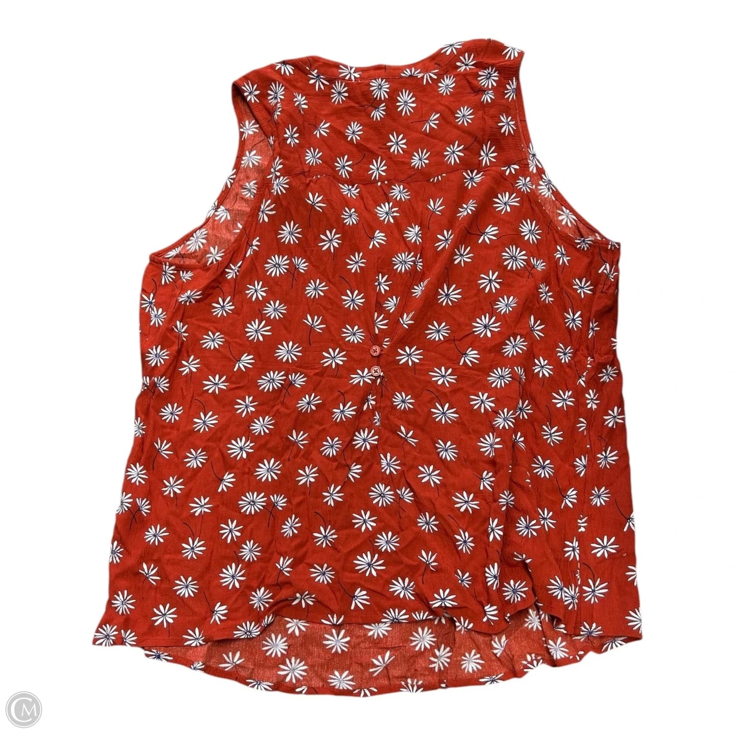 Top Sleeveless By Market & Spruce In Floral Print, Size: Xxl