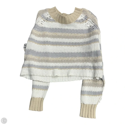 Sweater By Free People In Blue & Cream, Size: L
